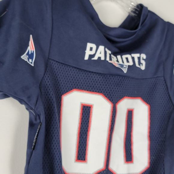 NFL Navy Blue Patriots Dog Jersey XL Athletic Football Fan Hunter - Picture 2 of 5